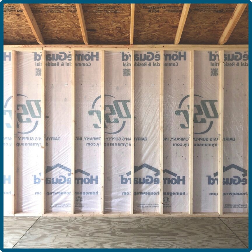 House wrap vapor barrier